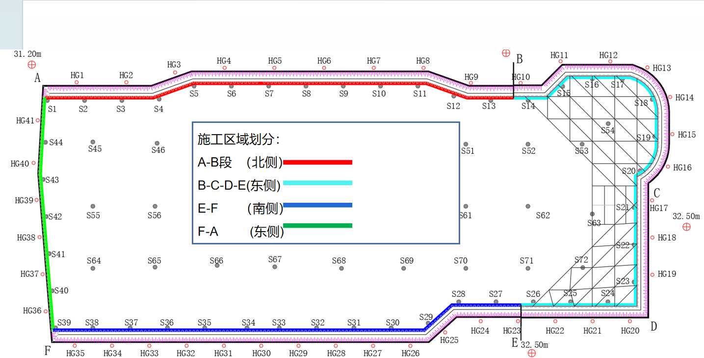临沂苍山县基坑支护设计